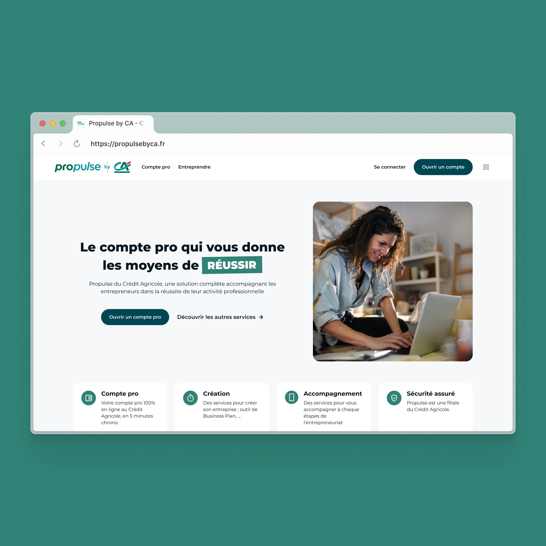 Refonte du site Propulse by CA